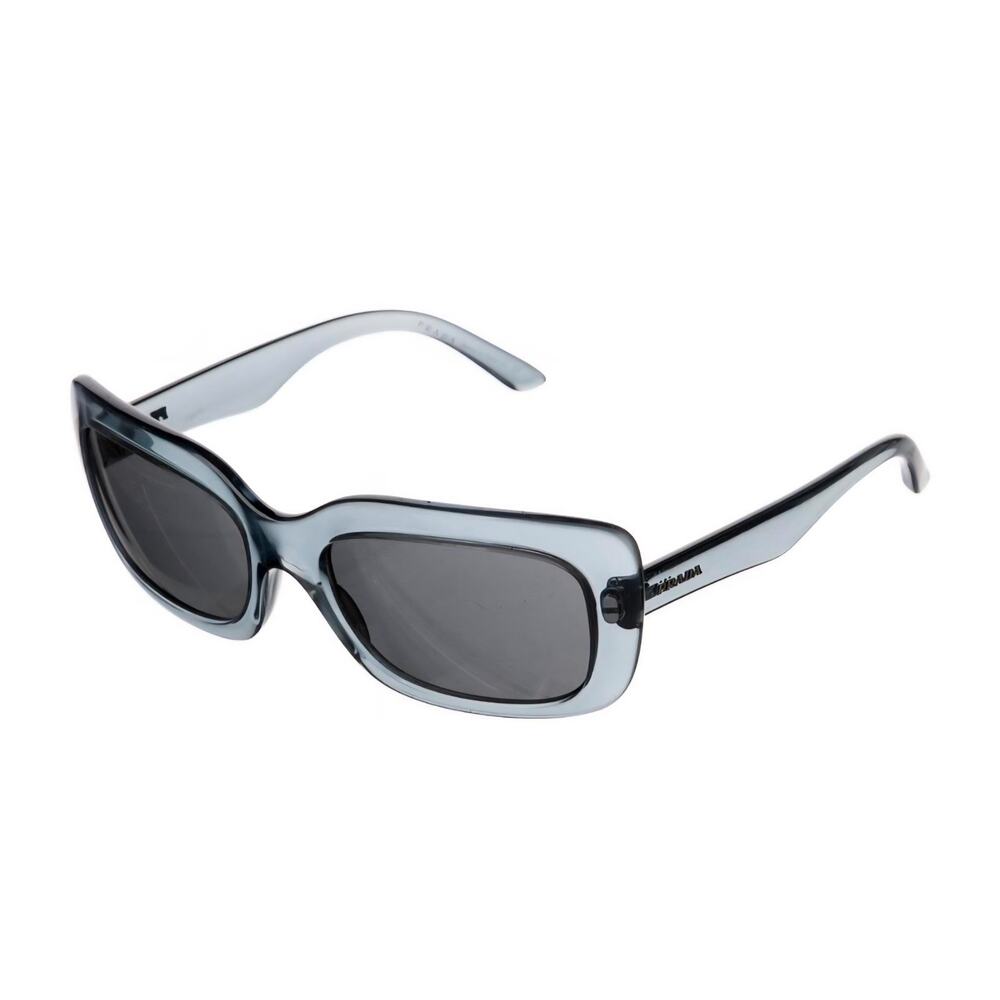 Perfect Vintage Prada SPR23M Sunglasses Transparent Gray-Blue Rectangle Frames - Picture 5 of 9